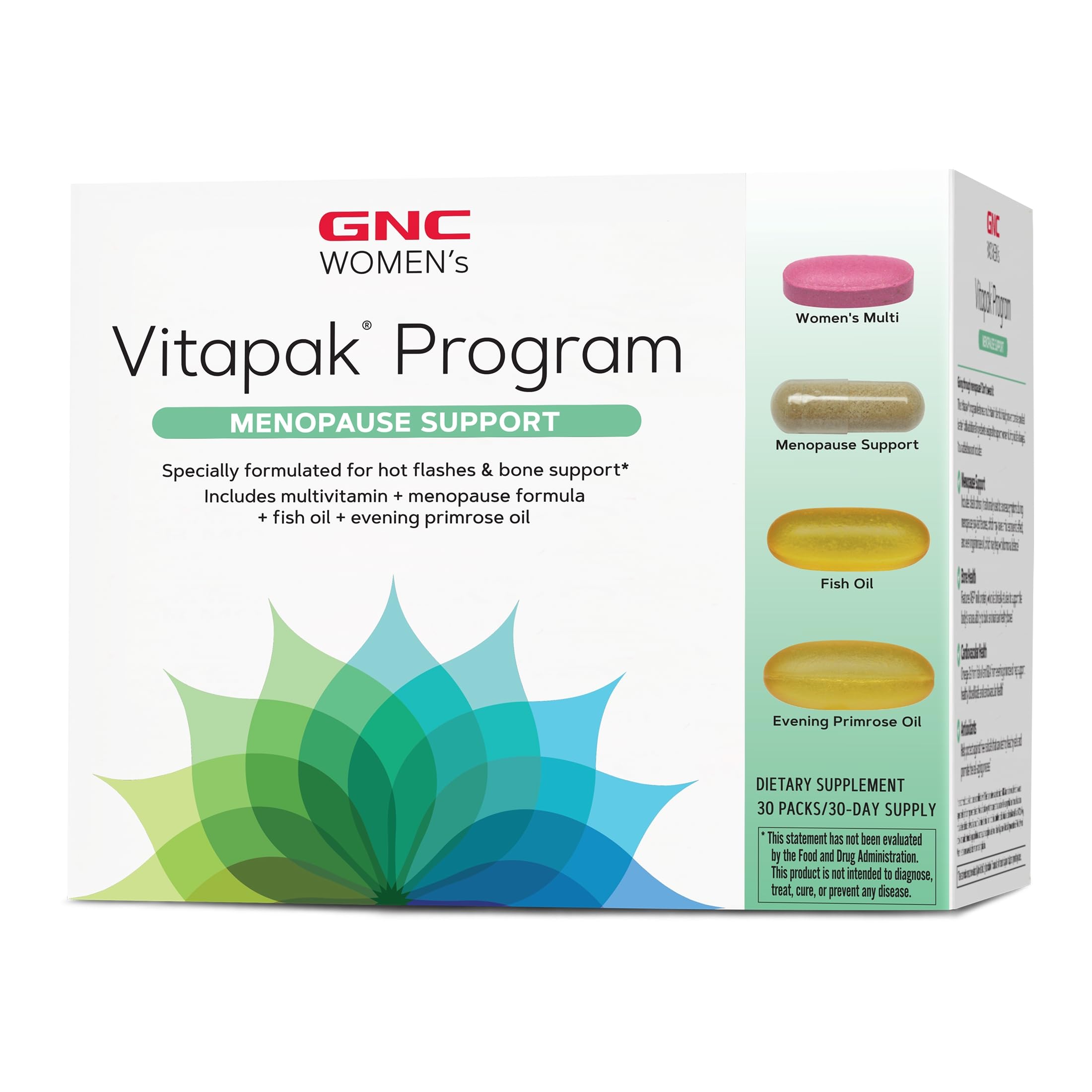 GNC Women's Menopause Support Vitapak Program, 30 Daily Packs