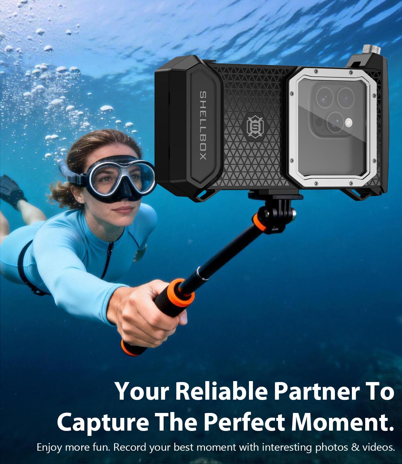 Funda impermeable IP68 para pantalla táctil subacuática – Funda profesional de buceo para iPhone, Samsung, Redmi, Xiaomi – Funda impermeable para teléfono móvil para buceo, esnórquel, foto y vídeo