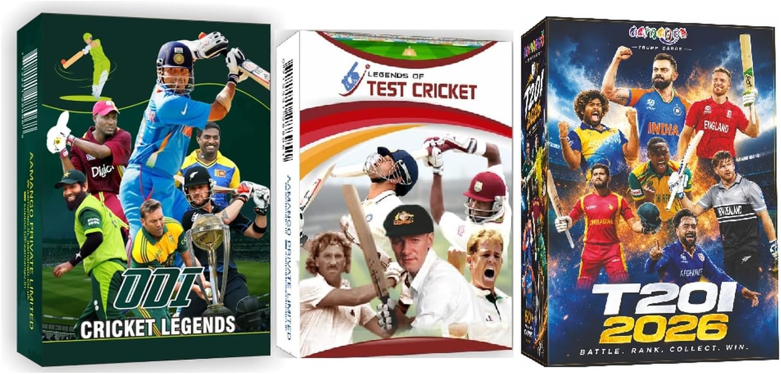 International Cricket Collection (T20I 2026 + Test Legends + ODI Legends)