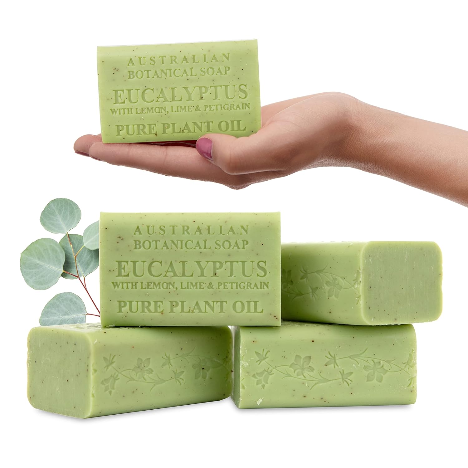Australian Botanical Soap, Eucalyptus with Lemon, Lime