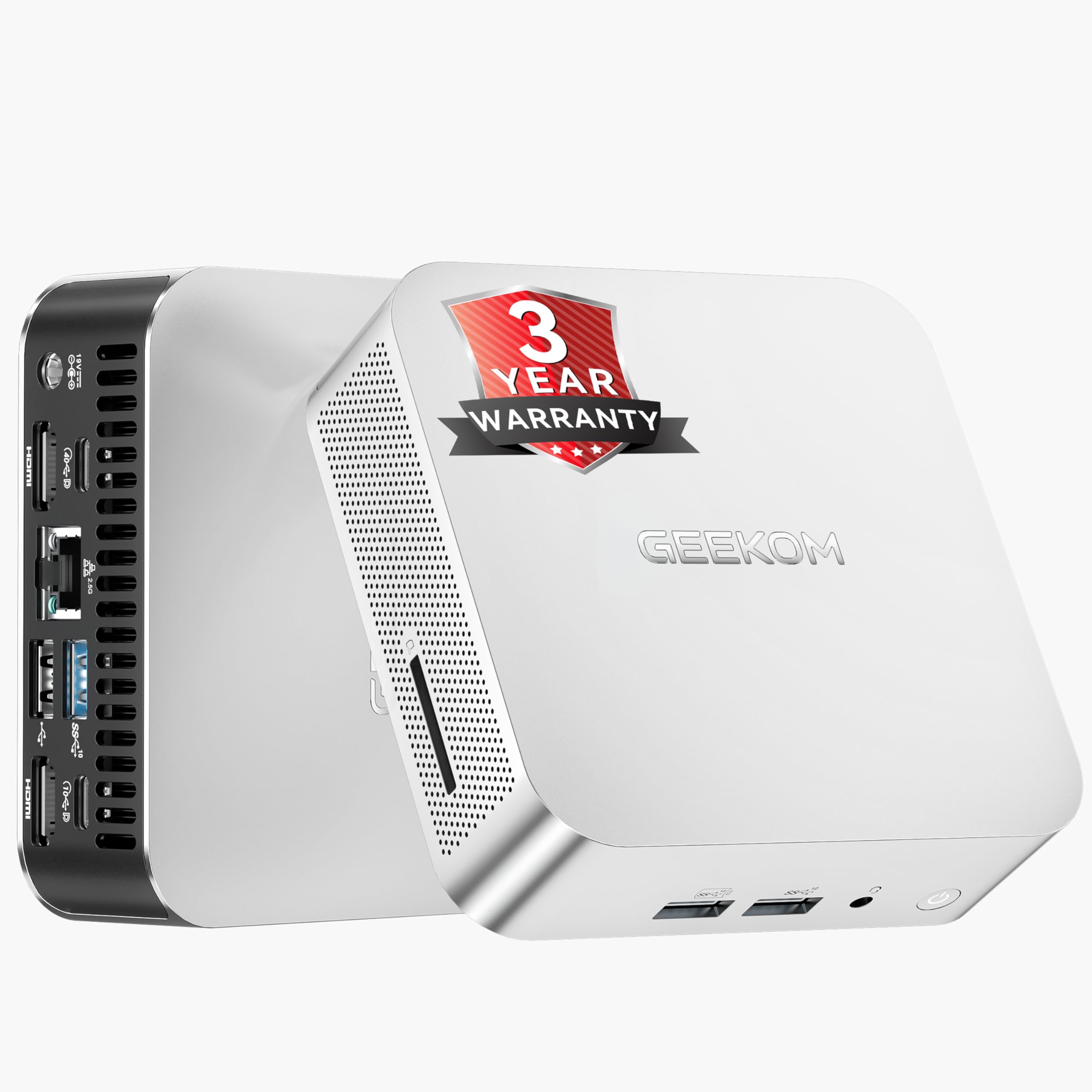 GEEKOM A7 Mini PC, AMD Ryzen 5 7545U (Up to 4.9GHz), 16GB DDR5 RAM