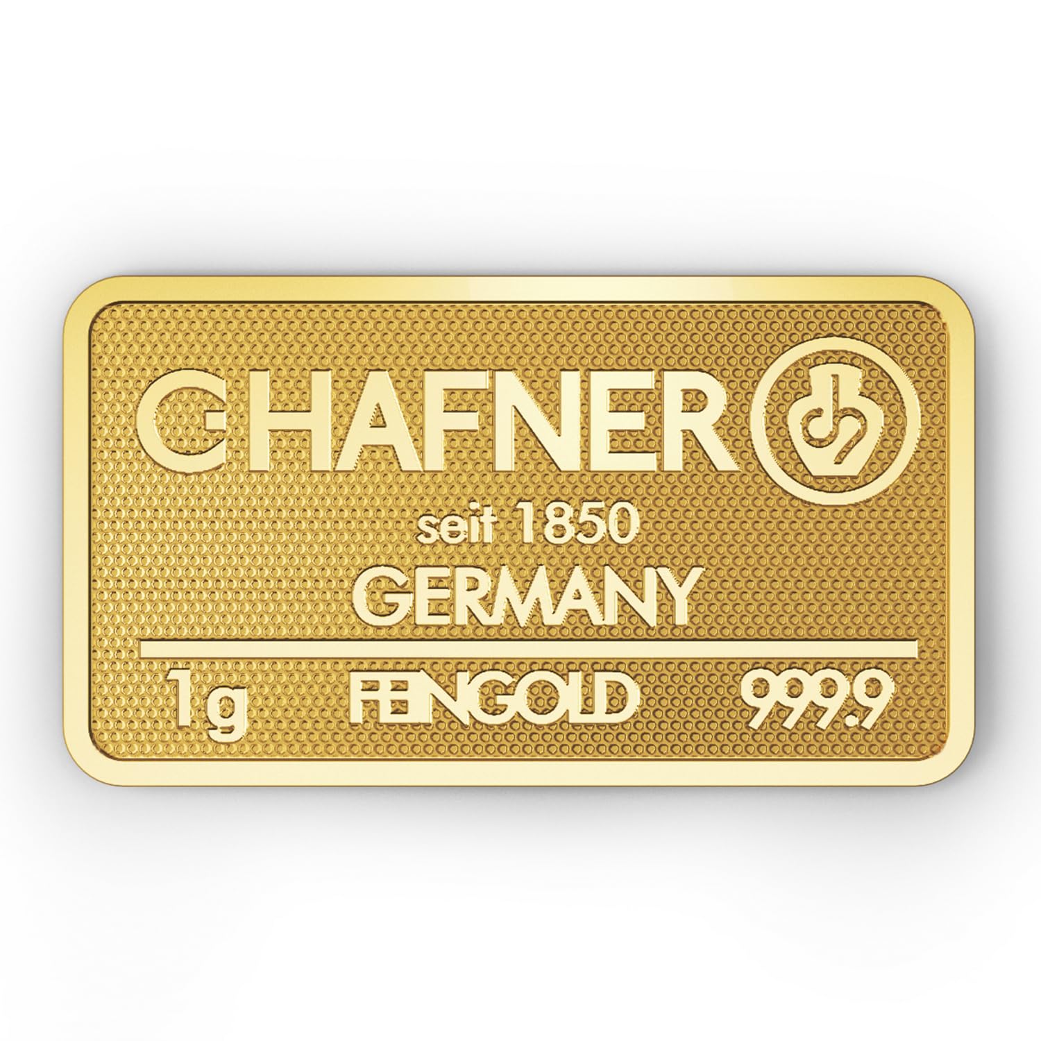 Gold verschenken – Goldbarren 1g C.Hafner - Happy Birthday - inkl. Geschenkverpackung, Grußkarte und Echtheitsgarantie