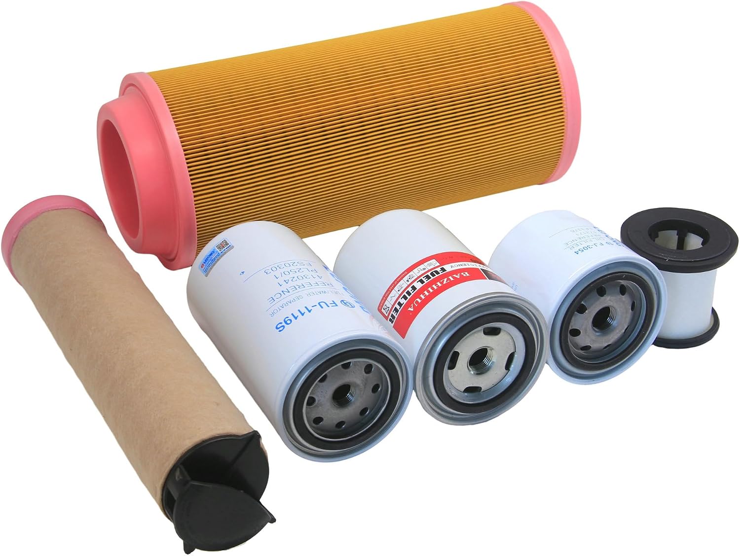 ST-1132 Filter Kit Compatible with HATZ 3H50 or 4H50 Engines Replaces Oil 50638800, Primary Fuel 50638000, Secondary Fuel 50638100, Air 50638200 & 50638300, Crankcase Breather 50640500 (6 Pcs)