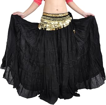 Womens Belly Dance Skirt Vogue Bohemia Skirt Gypsy Maxi Skirt