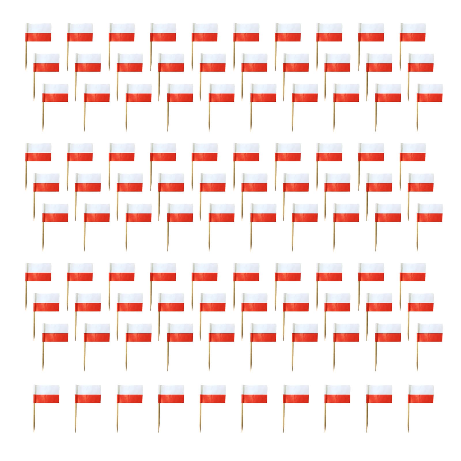 ZEPFJHE 100Pcs Colorful International Flag Paper Wood Toothpick Cupcake Picks Cake Top Decoration for Football Theme Event Flag Picks