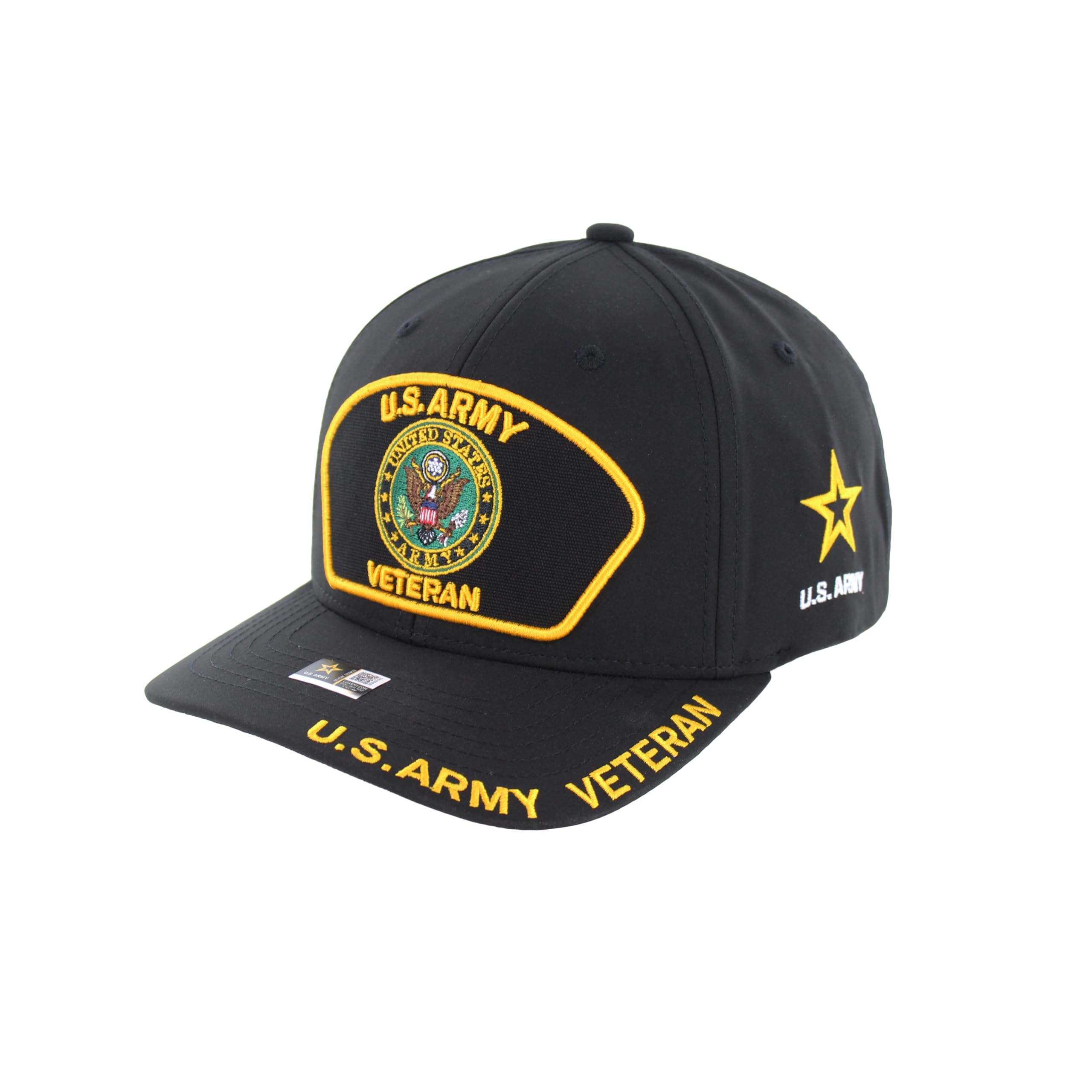 U.S. Army Veteran Officially Licensed Baseball Cap - Embroidered Army Seal Adjustable Mil…