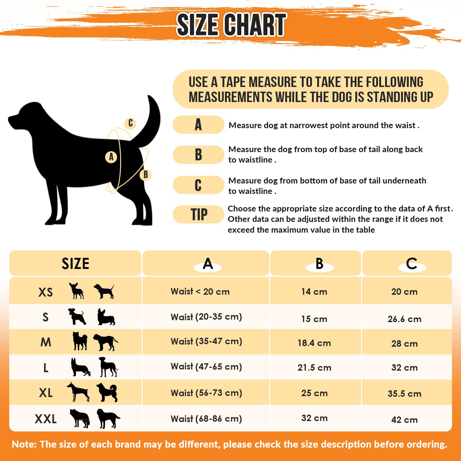 SlowTon Pannolini Riutilizzabili Del Cane Femmina, 3 Pack No Leak Lavabili Dog Period Pantaloni Super assorbenti Pantaloni di Calore Del Cane Comodi Pannolini Sanitari Del Cane con Pulsanti Regolabili