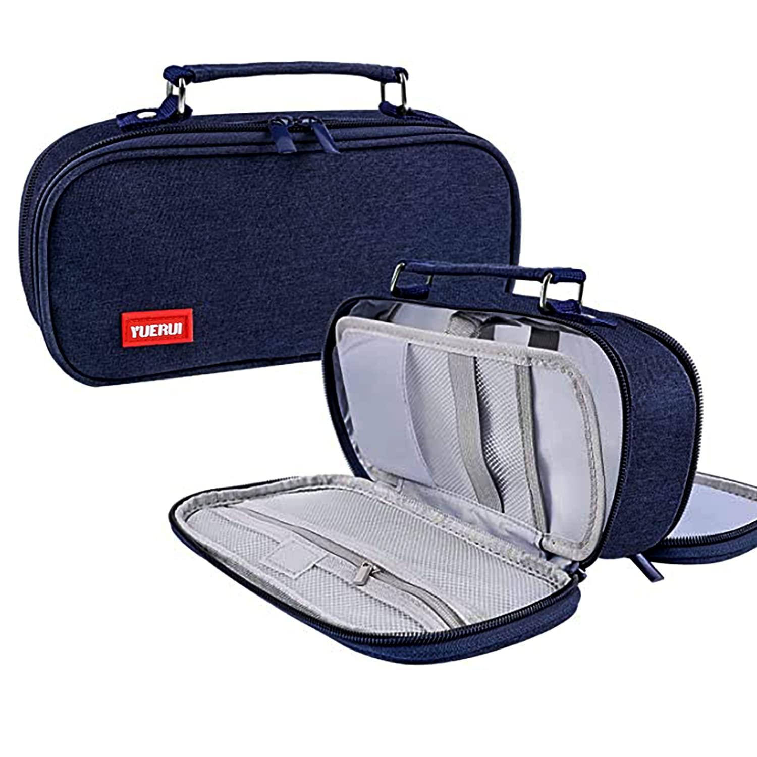 Astuccio per Matite di Grande capacità, Astuccio per Matite Portatile Multifunzionale con Cerniera per Studentesse Adolescenti (PINKED