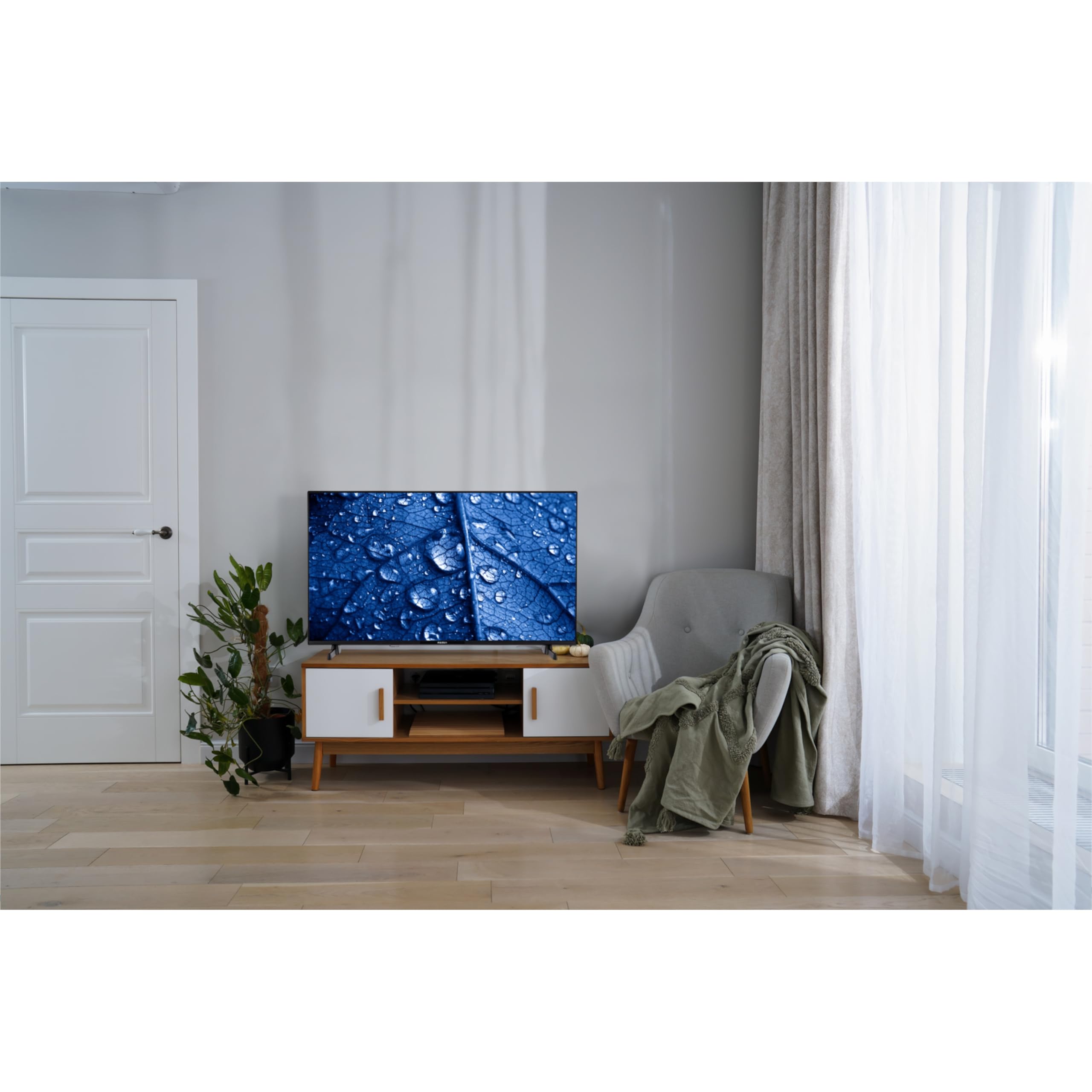 MEDION Téléviseur Full HD 80 Cm (32 Pouces) (Smart TV, HDR, VIDAA Store, Netflix, Prime Video, Disney , DAZN, Paramount , HbbTV, PVR, Bluetooth), MD 832101