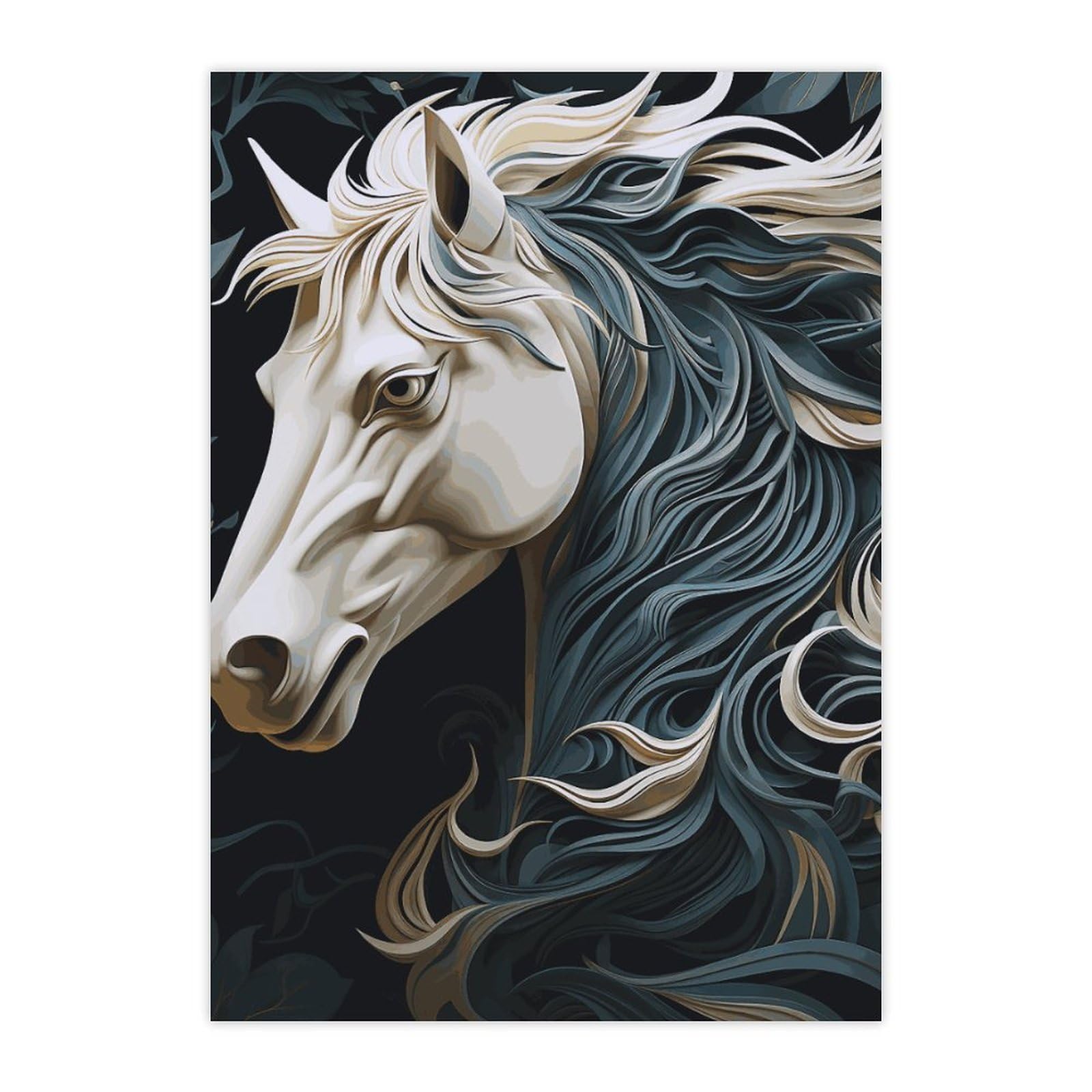 Autocollants de cheval anti décollement pour bouteilles et ordinateurs