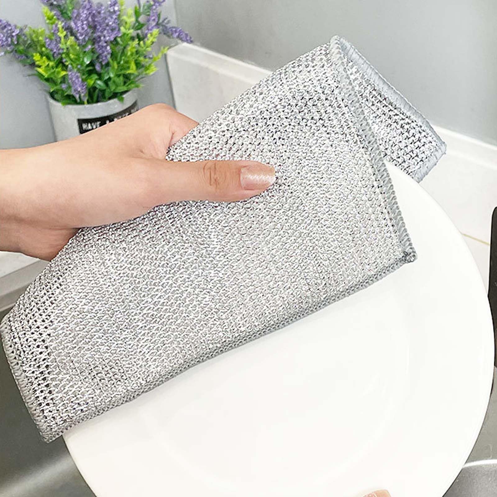 6PCS Multifunctional Non-Scratch Wire Dishcloth, Steel Wire Dish Towel, Wire Dishwashing Rags for Wet and Dry,Steel Wire Dish Towel,Scrubs & Cleans for Dishes, Counters, Stove Tops (Single Layer) (B0CY2NHHMW) Amazon Price History, Amazon Price Tracker