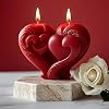 Heart Love Silicone Wave Spiral Candle Mold - Silicone Resin Casting Molds for Candle & Resin & Soap Craft Supplies (ZL-879-shell)