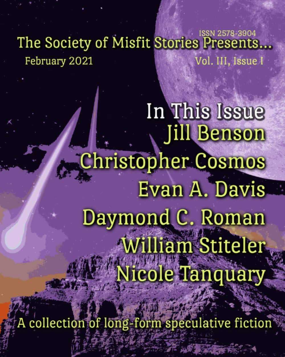 Cover of The Society of Misfit Stories Presents..., February 2021