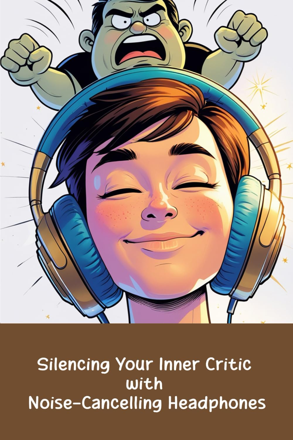 Silencing Your Inner Critic with Noise-Cancelling Headphones: Funny gift – Notebook | Book with empty lined pages | 6″ x 9″ (15.24 x 22.86 cm) Part … Self-Help” | 200 pages, Perfect gag gift