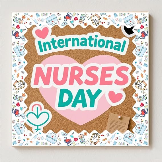 36 FT Healthcare Workers Hospital Nurse Bulletin Board Borders | Doctor Appreciation Week Border Trim for Nurse Day Graduation School Classroom Decoration