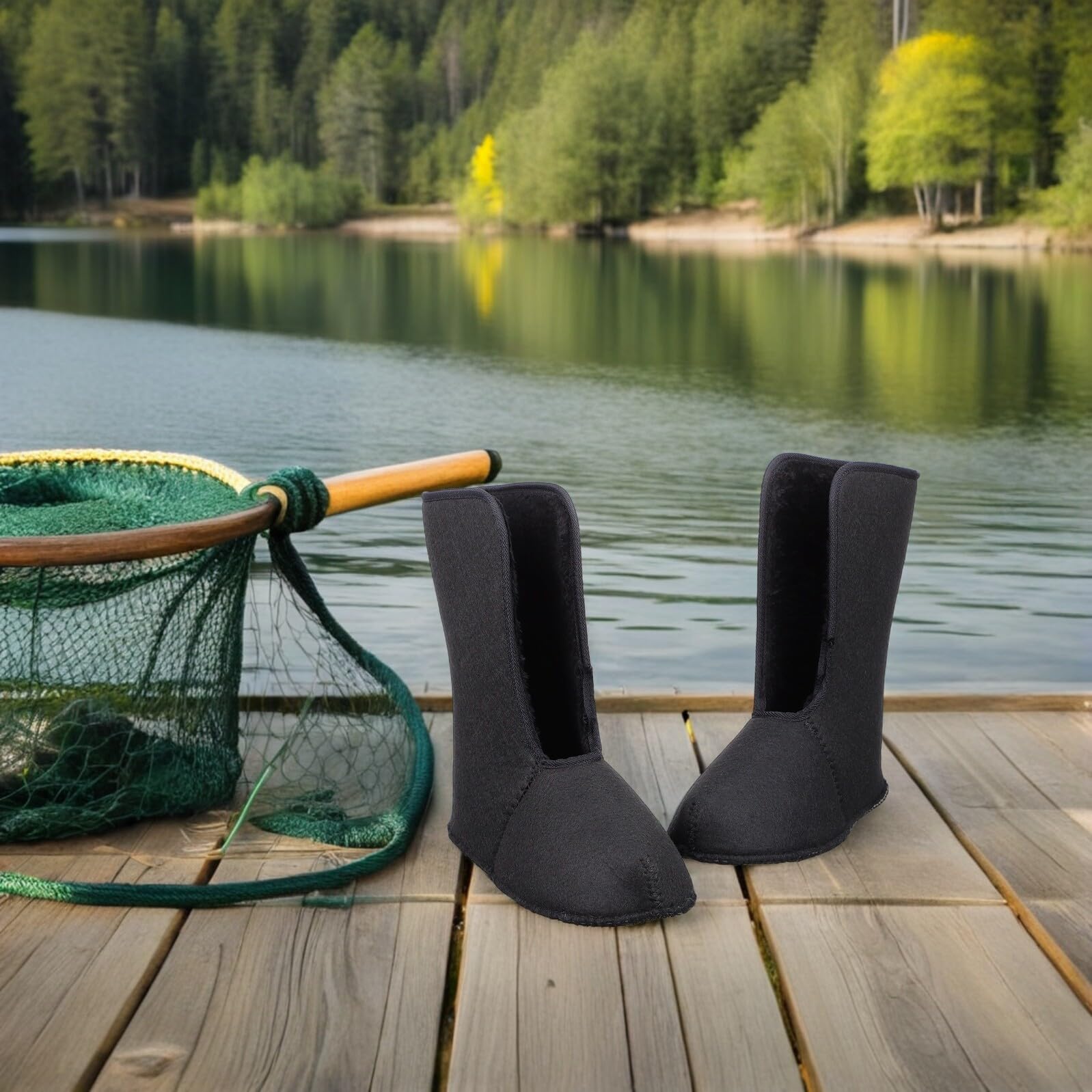 Yardwe 2 Paires Semelles Isolantes pour Hiver Hommes Doublures Intérieures Rembourrées pour Neige Chaussures Chaudes pour Marche Randonnée