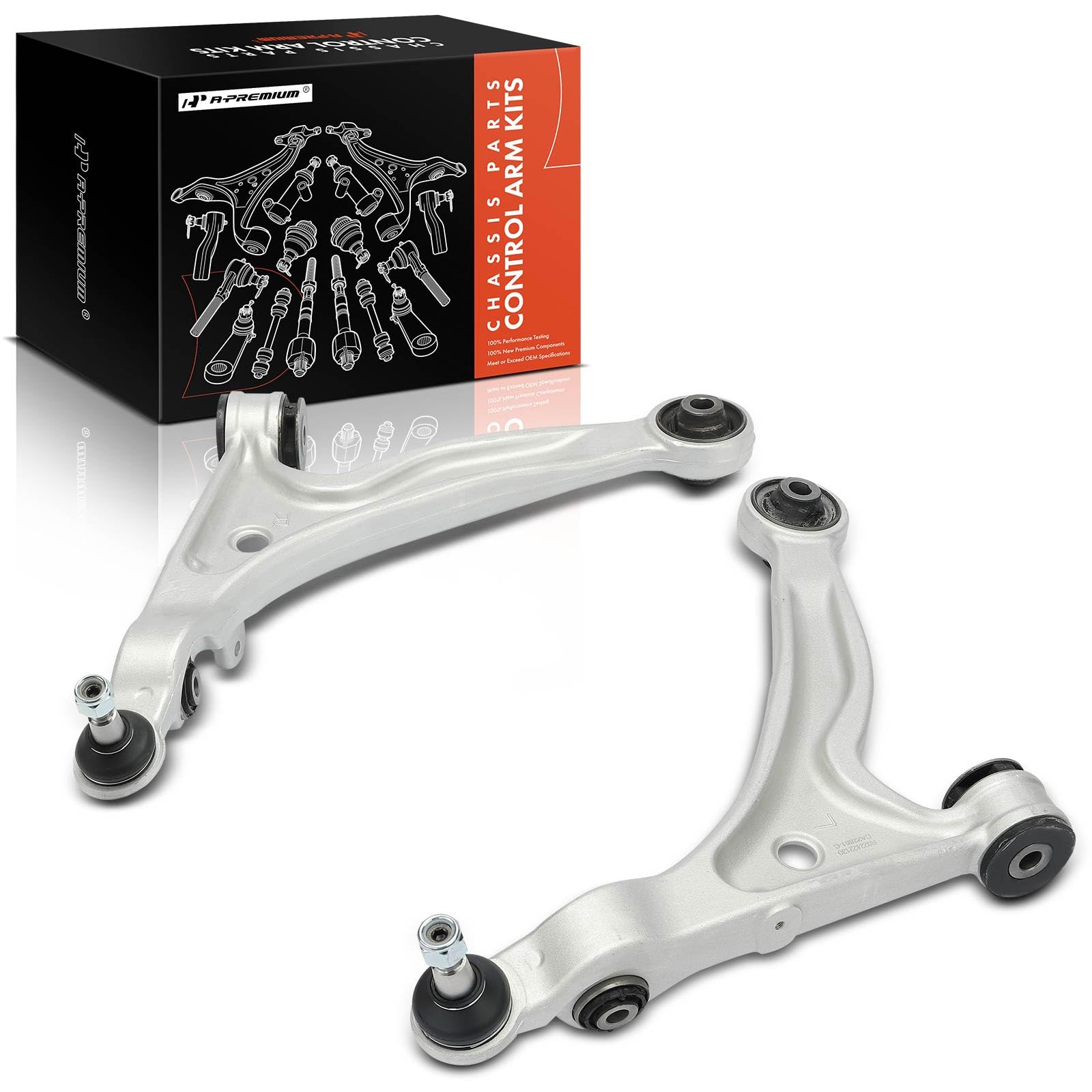 A-Premium Front Left Lower Control Arm, with Ball Joint & Bushing, Compatible with Cadillac SRX 2010-2016