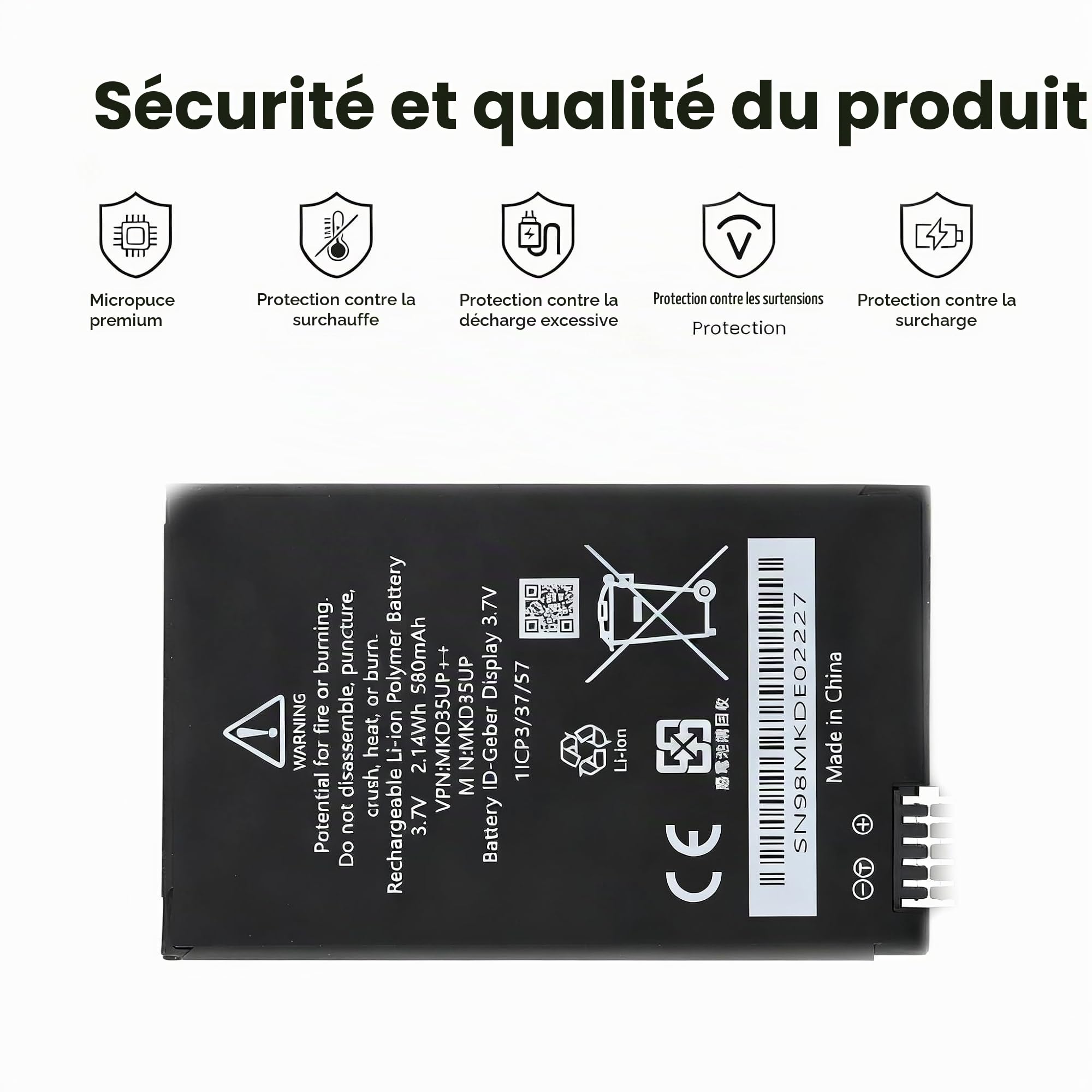 MKD35UP 9442976-01 Batterie pour BMW 5310le 530li 5301 730 740 745 760li