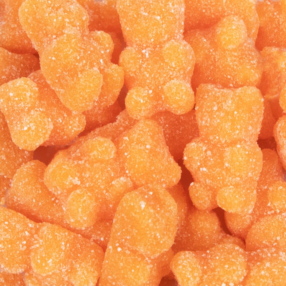 Orange Sugared Gummy Bears 42oz Bag - 234ct