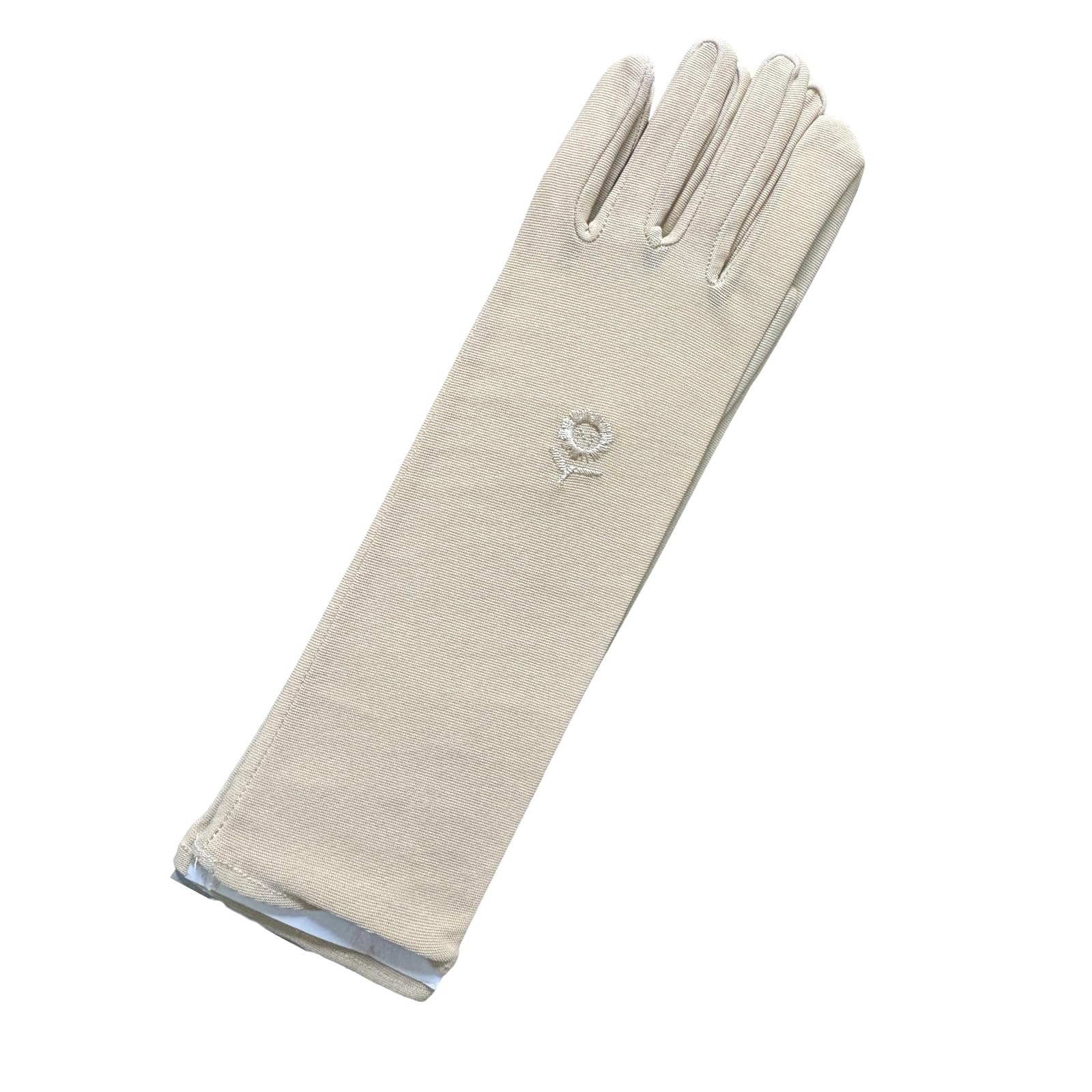 BFLKY Muslims Arab Gloves For Women Sun Protective Gloves Embroidery Flower Long Arm Sleeves Full Finger Arabian Hand Gloves
