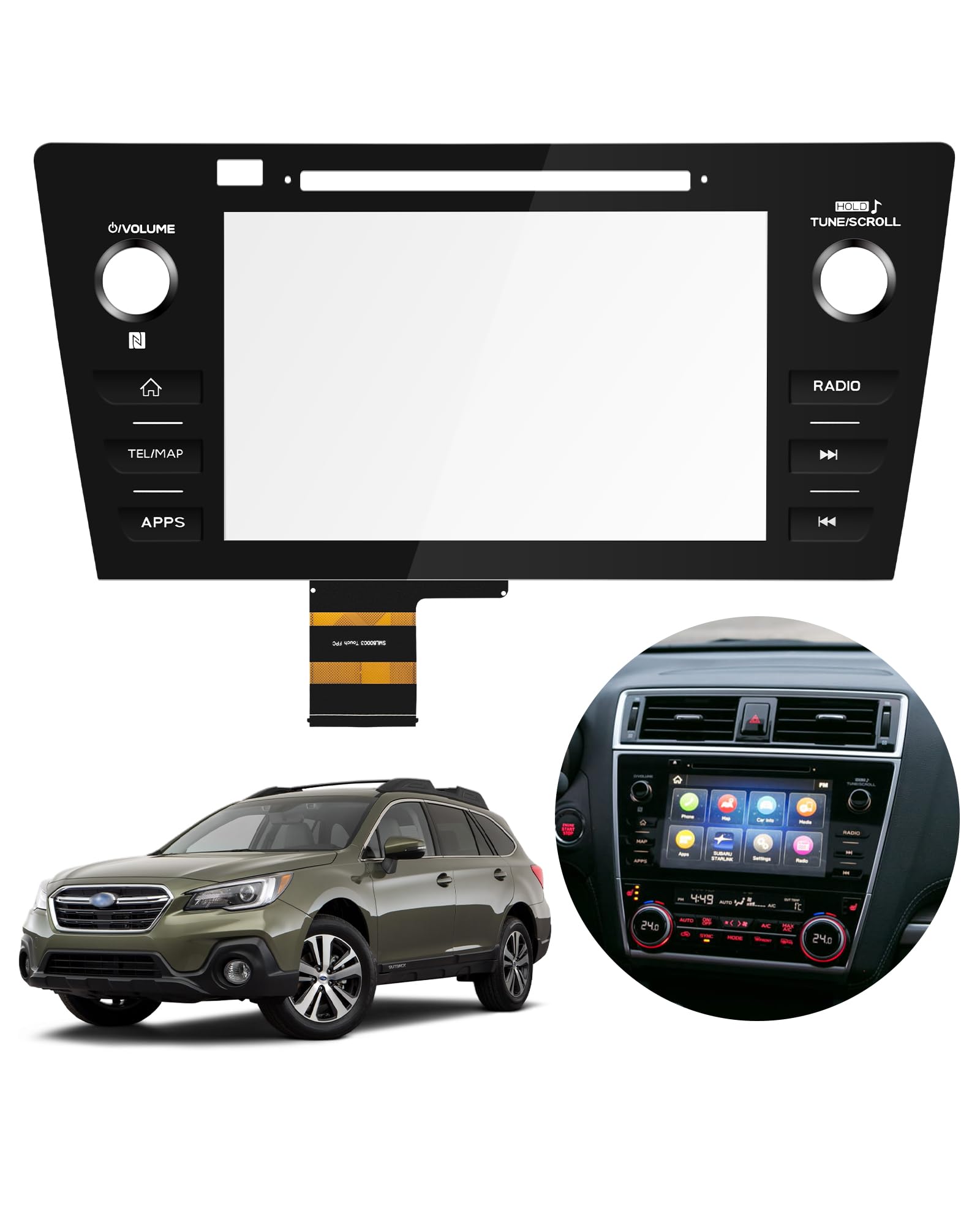 Amazon.com: Fit Legacy & Outback Radio Touch Screen Replacement