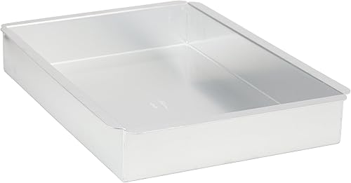Ateco Molde de aluminio para tartas, rectangular, 9 x 13 x 2 pulgadas