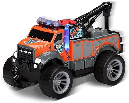 Miniatura 2 de Kid Galaxy Camión de remolque de luz y sonido de fricción Mack