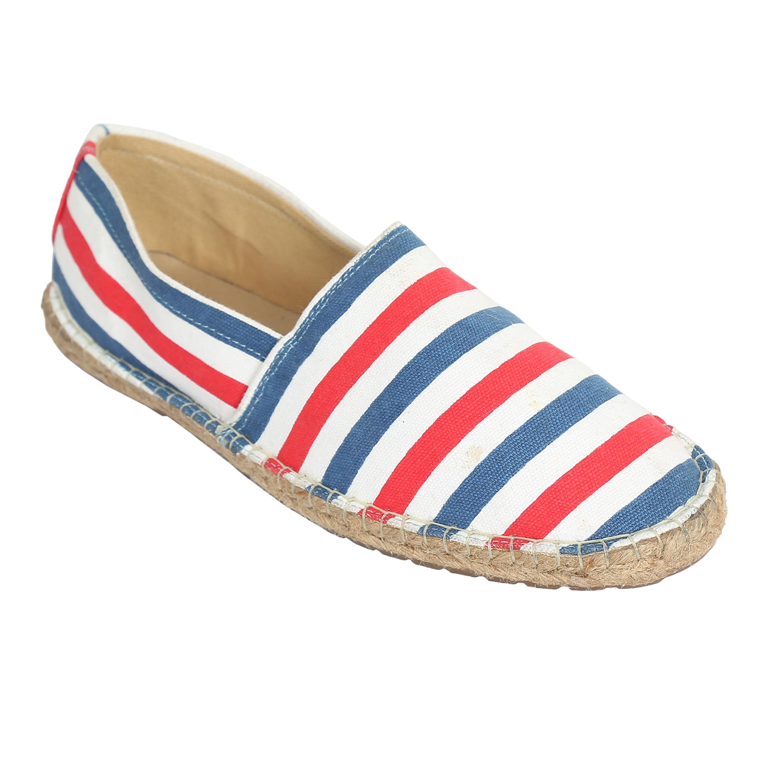 || Womens Espadrille Canvas Casual Shoes| Jute Sole | Colour - Multicolor