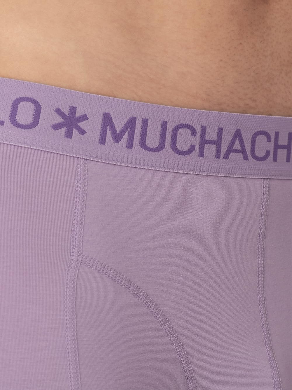 Muchachomalo Uomo Boxer 10-Pack, Tinta Unita, Cotone, Fascia Elastica