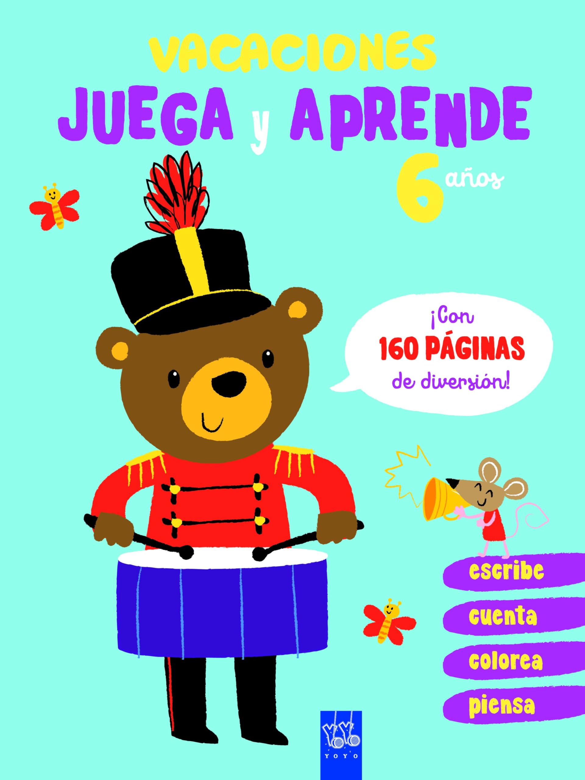 Vacaciones. Juega y aprende. 6 años