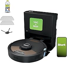 [57% off] Shark Matrix Plus 2in1 Robot Vacuum & Mop with Sonic Mopping, Matrix Clean, Home Mapping, HEPA Bagless Self Empty Base, CleanEdge, for Pet Hair, WiFi, Compatible with Alexa, Black/Gold (AV2613WA)