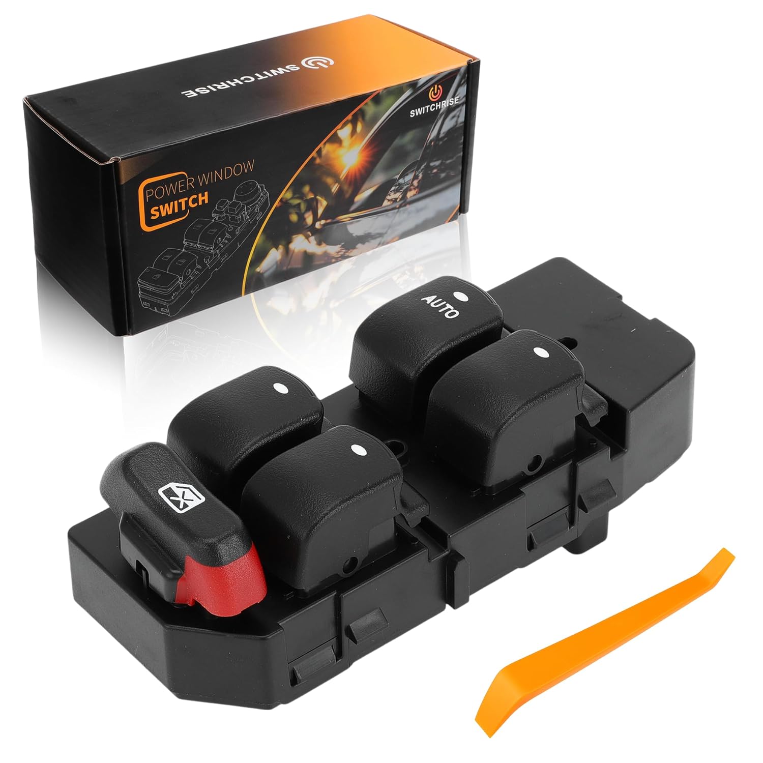 1 AUTO Power Window Switch for Chevrolet Malibu 2004-2008 Window Control Switch with Tool 22626529 Front Left Driver Side 1 Set