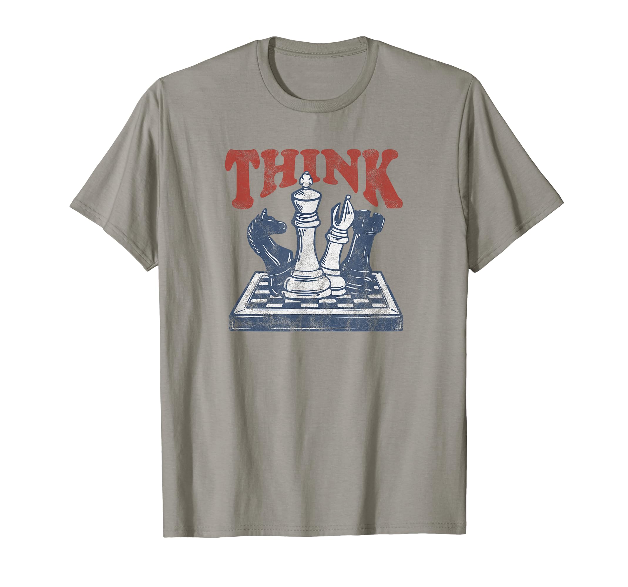 Think Chess Grandmaster Chess Board Player And Chess Lover T-Shirt