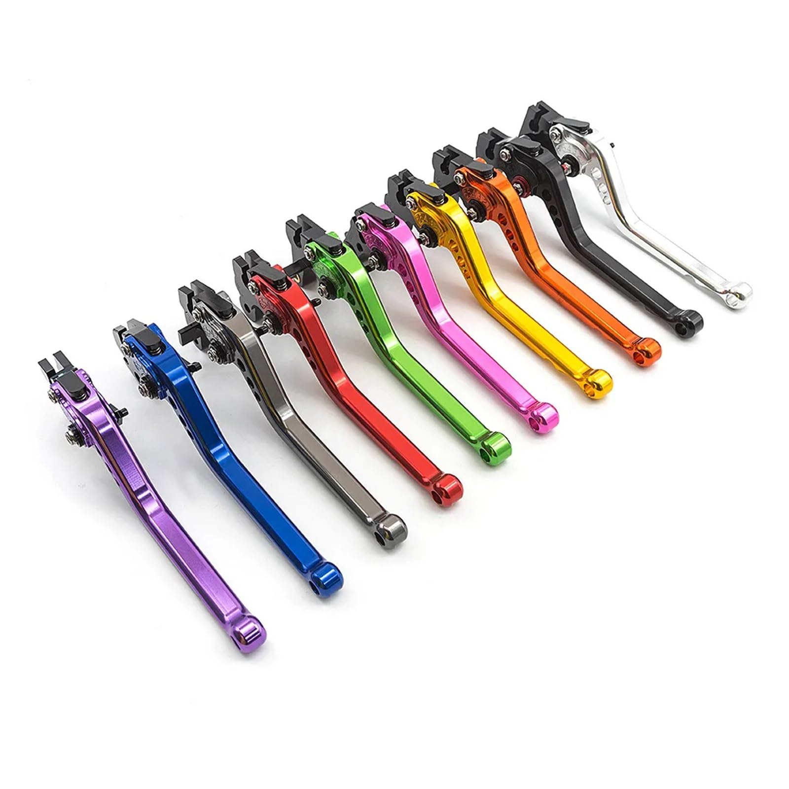 Fit For Y-a-m-a-h-a Banshee Warrior Wolverine 350 Motorcycle Adjustable Brake Clutch Lever Accessories(Gray 147mm)
