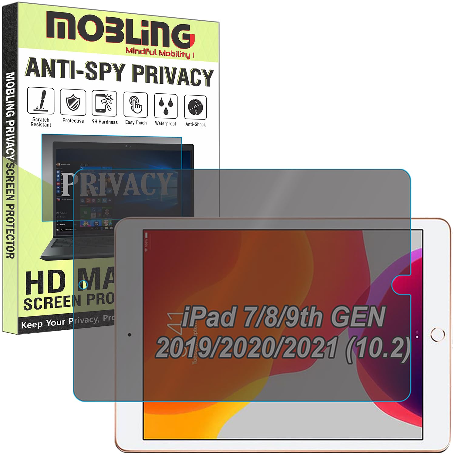 Privacy Matte Screen Guard Compatible With iPad (8th Generation) 10.2 Inch, iPad 7/8/9th Generation (2019/2020/2021) 10.2 Inch (A2200/A2197/A2198/A2232) Not a Tempered Glass Screen Protector-image-12