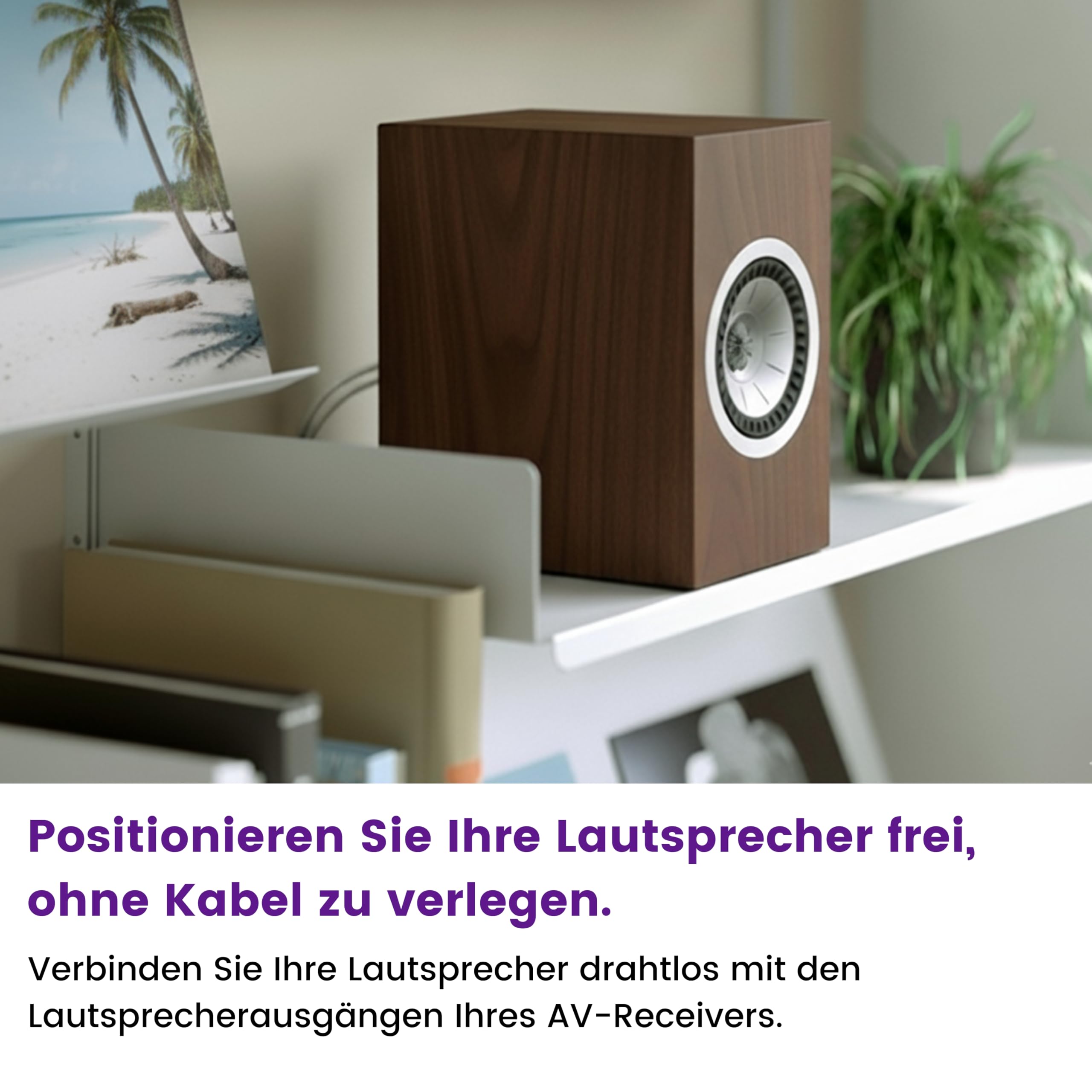 Marmitek Speaker Anywhere 750 - Kabellose Lautsprecherverbindung HiFi 50W – Bild 2