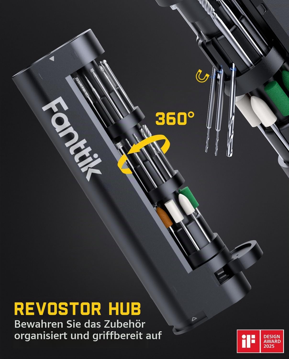Fanttik F2 Master Mini Akku-Multifunktionswerkzeug & Fanttik F2 Pro Akku Multifunktionswerkzeug, starker Magnetmotor
