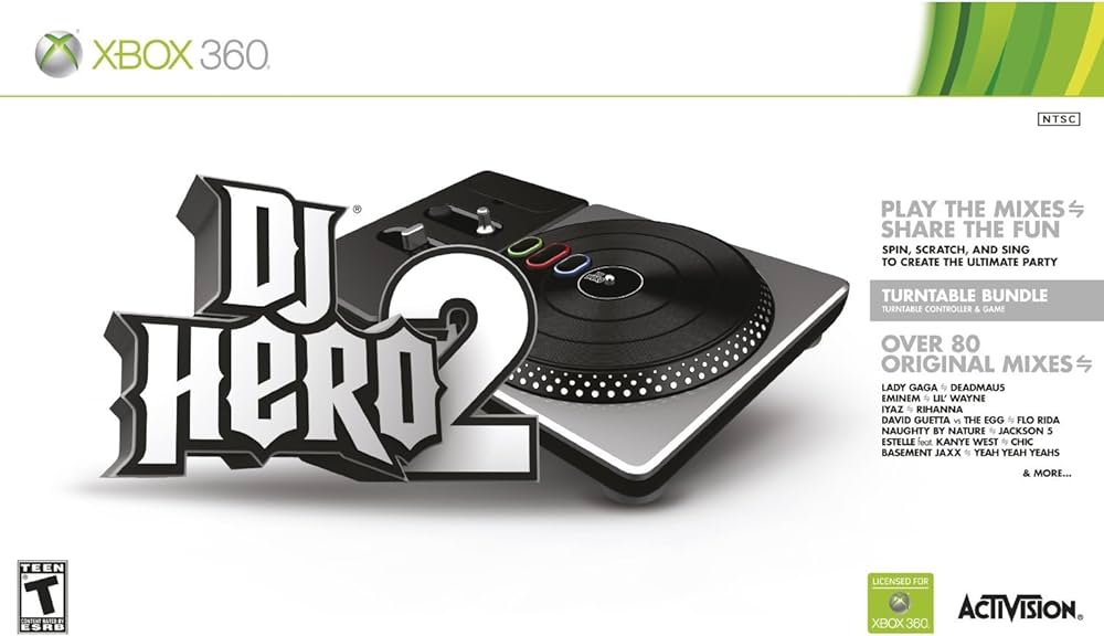 Amazon.com: DJ Hero 2 Turntable Bundle -Xbox 360 : Everything Else