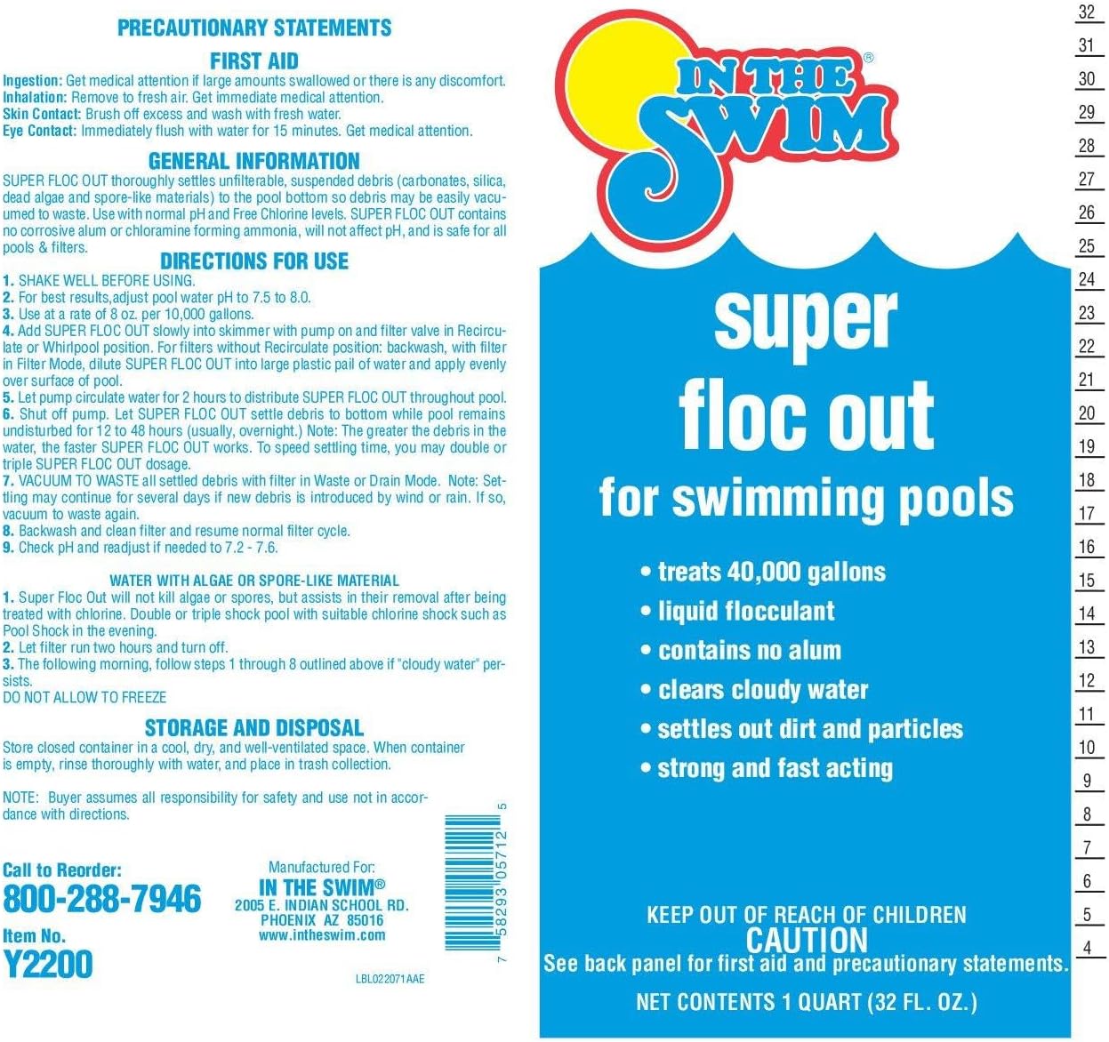 In The Swim Super Floc Out – Drop The Gunk, Ditch The Cloud, Dive Into Clear Water – 1 Quart - Image 6