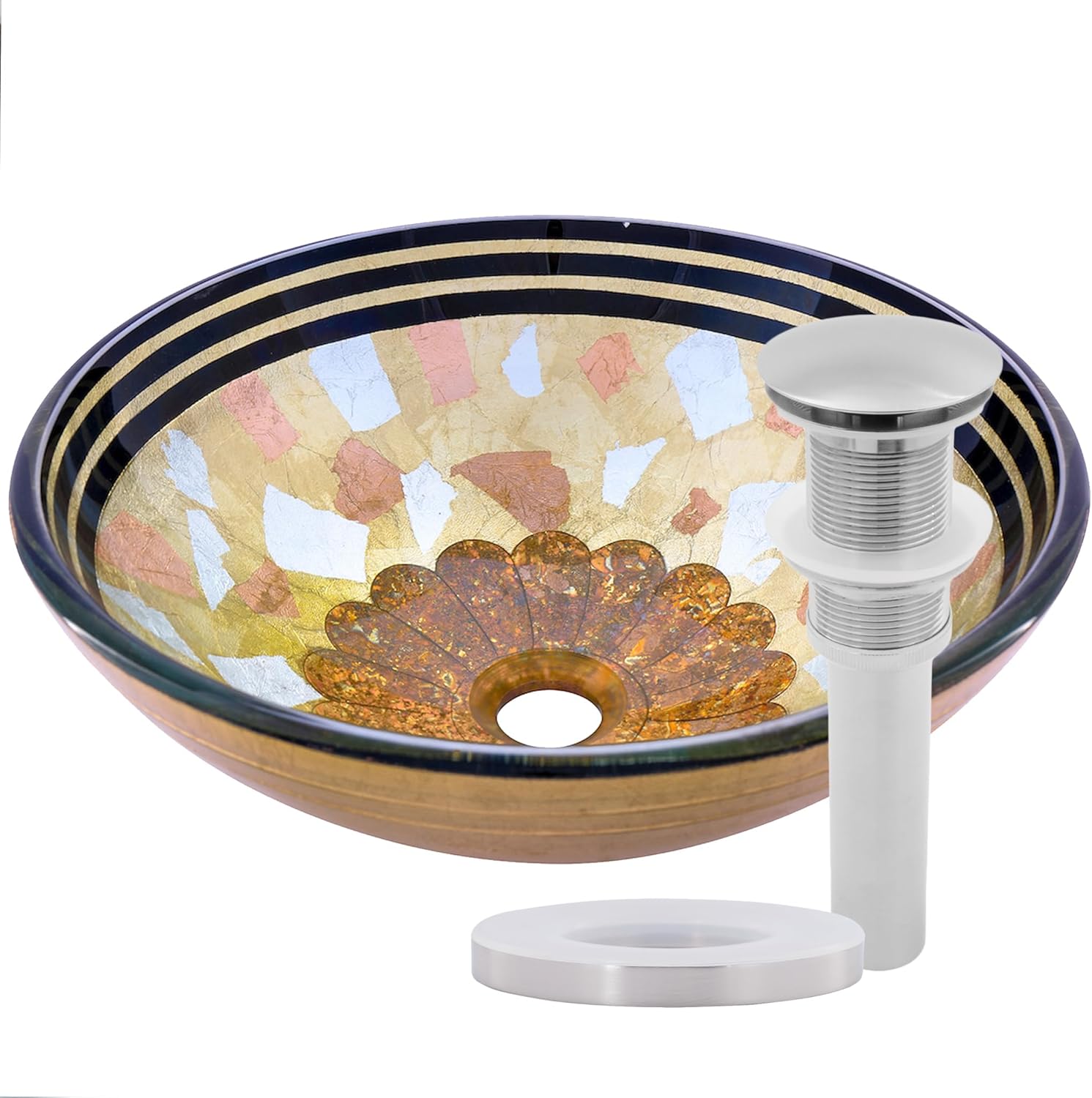 Novatto NOHP-G020BN Sink, 1.5", Brushed Nickel