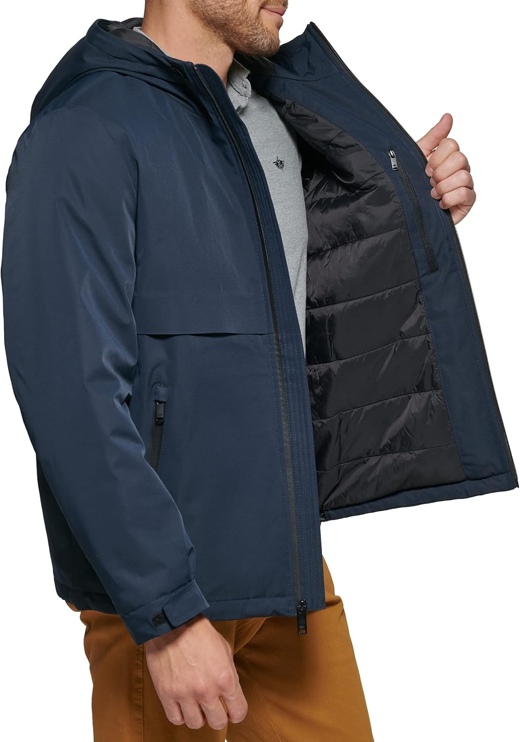 DOCKERS Men's Flex Tech Filled Storm Jacket - Image 5