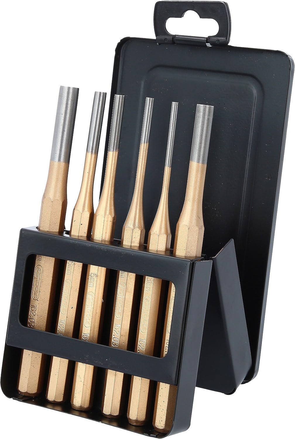 KS TOOLS Jeu de chasse-​goupilles, 6 pièces 162.0370