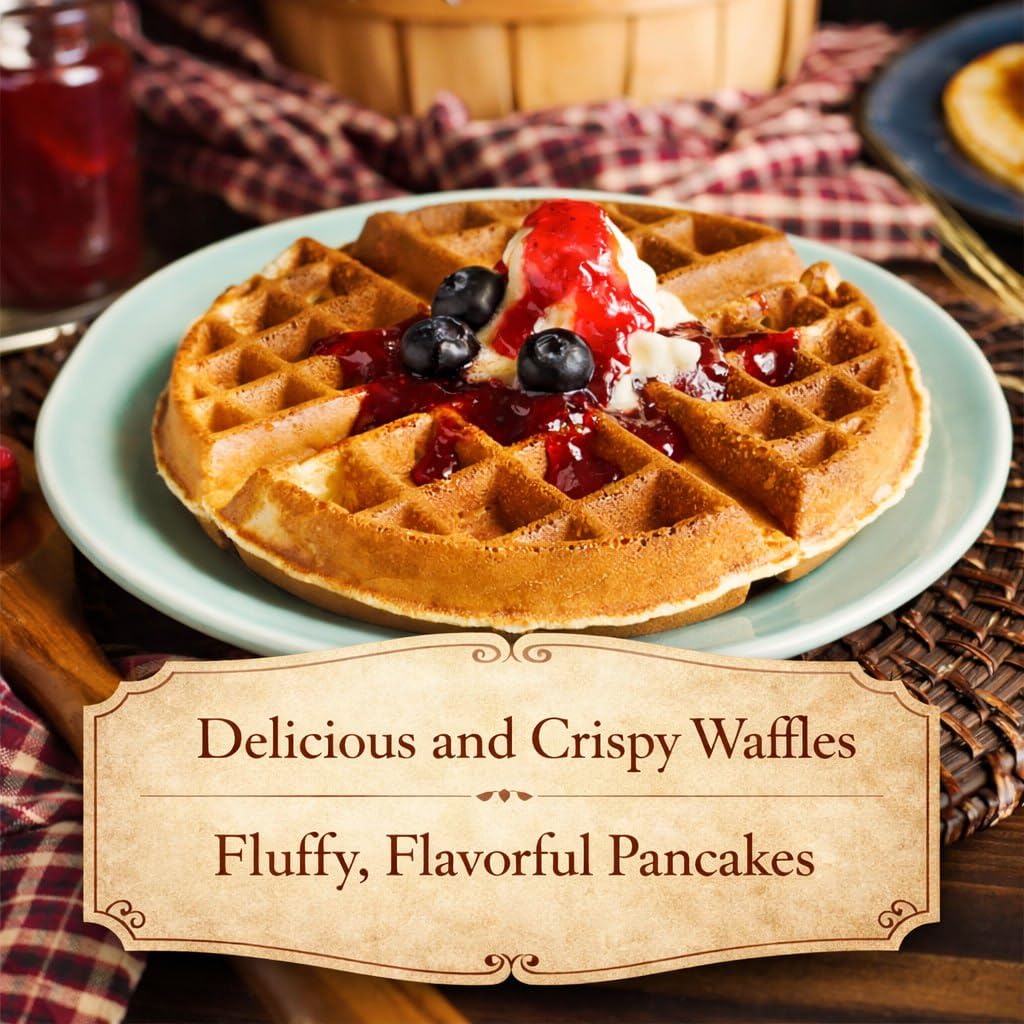 Sourdough Pancake and Waffle Mix, Non-GMO, New Hope Mills,21 oz (2)