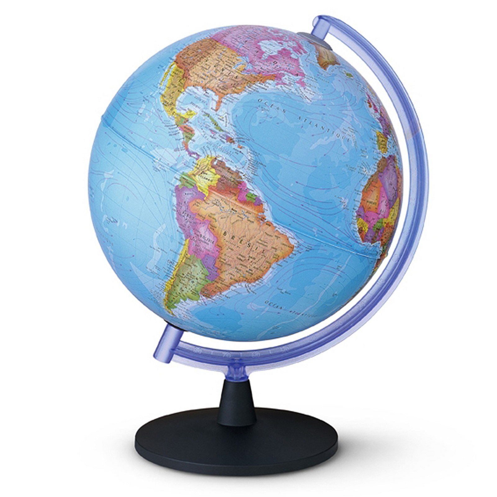 Mappemonde corail 40 cm version italienne pour apprendre la géographie - 2