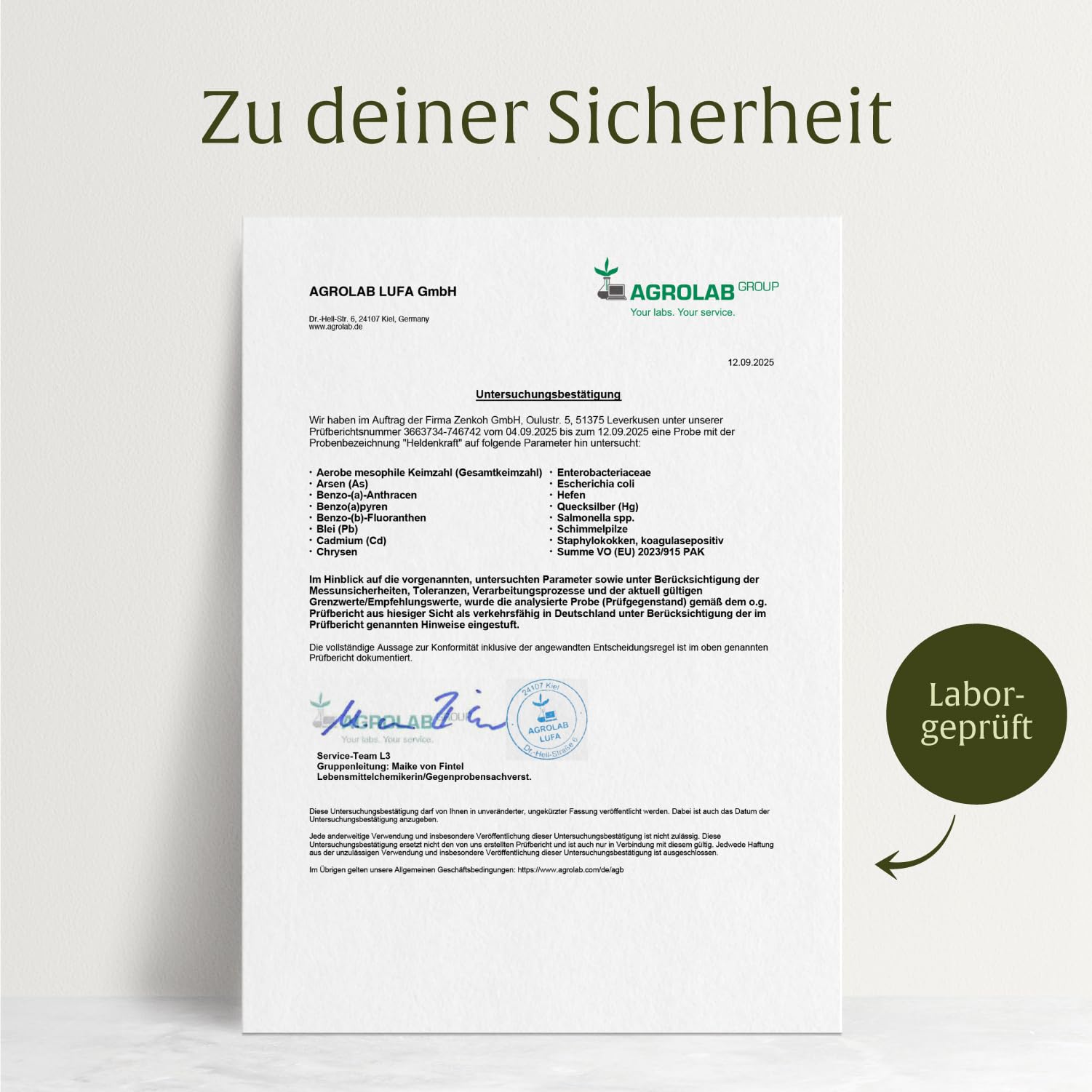 NATURTREU® Magnesium Komplex hochdosiert - Komplex mit: Magnesiumcitrat, Bisglycinat, Magnesium Malat und Magnesiumoxid - Vegan - 180 Kapseln