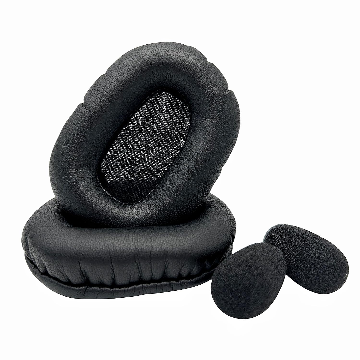 B650-xt Almohadillas de repuesto para auriculares con espuma viscoelástica compatibles con VXI BlueParrott B650-XT Auriculares inalámbricos Bluetooth con cancelación de ruido, piel de