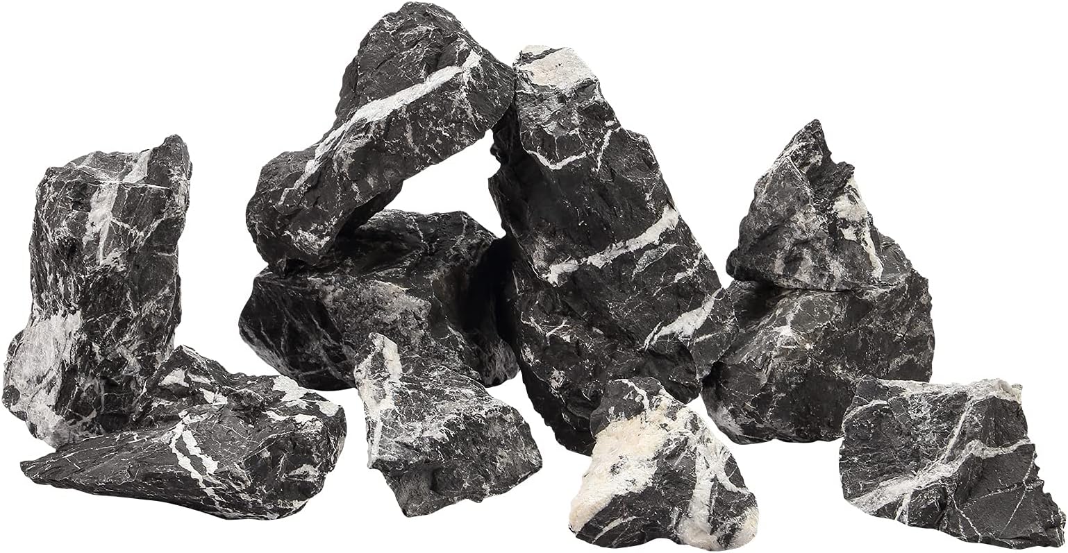 LANDEN Tonwa Seiryu Stone 17lb Natural Aquarium Rocks for Fish Tank Decor