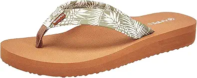 Ampeo Women's Arch Support Flip Flops Comfortable Casual Summer Beach Thong Sandals