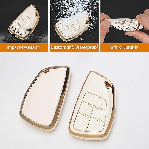 Miniatura 5 de Funda para llavero compatible con Chevy Silverado  Funda de TPU suave compatible con Chevy Silverado 1500 GMC Sierra 1500 Yukon Suburban Tahoe