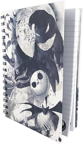 Miniatura 4 de Libreta de Pesadilla Antes de Navidad (diseño de acuarela) Wiro A5 Bloc de escritura y diario - Producto Oficial